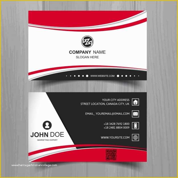 Online Business Card Template Free Download Of Cartão De Visita Moderno