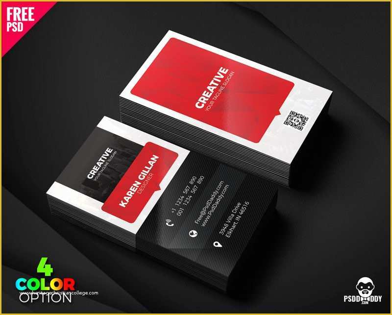 Online Business Card Template Free Download Of [free] Creative Business Card Template Psd