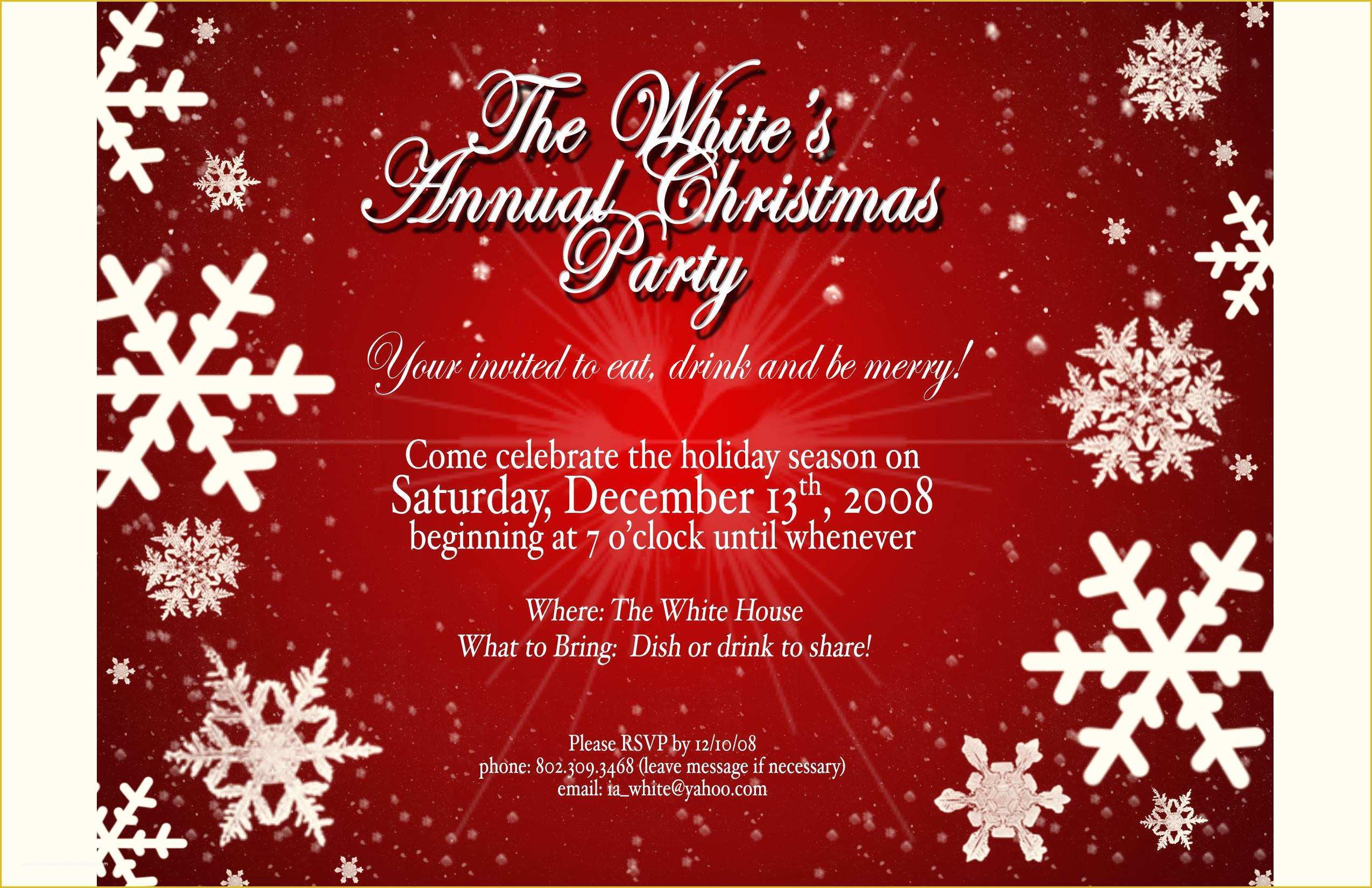 Online Christmas Party Invitation Templates Free Of Christmas Party Invites