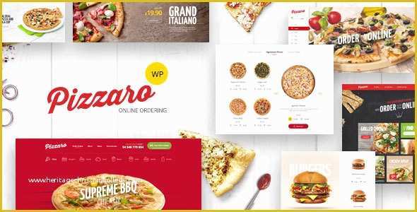 Online Food ordering Website Templates Free Download Of Pizzaro Fast Food & Restaurant Woo Merce theme by