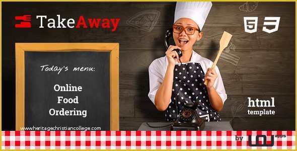 Online Food ordering Website Templates Free Download Of Takeaway Restaurant & Line Food ordering by Uouapps