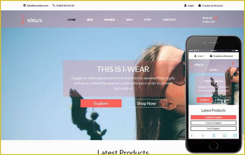 Online Shopping Cart Website Templates Free Download Of I Wear A Flat E Merce Bootstrap Responsive Web Template