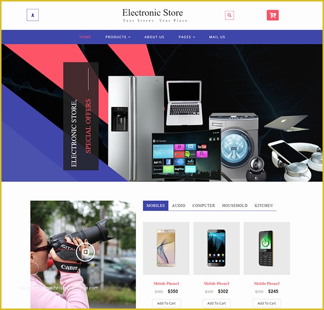 Online Store HTML Template Free Of Download Free HTML E Merce Templates for Line Shopping