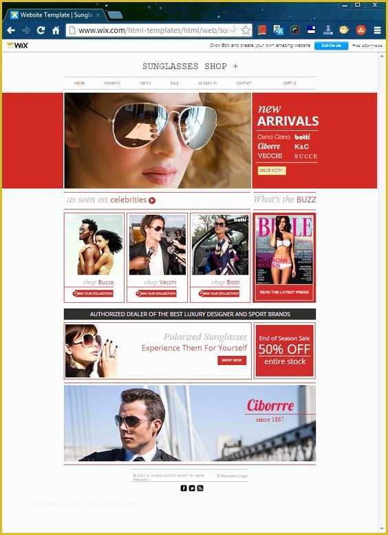 Online Store HTML Template Free Of Use This Bold and Red Template to Create A