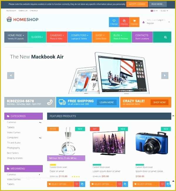 Online Store Template Free Download Of Best Free Shop Website Templates to Increase Your Sales