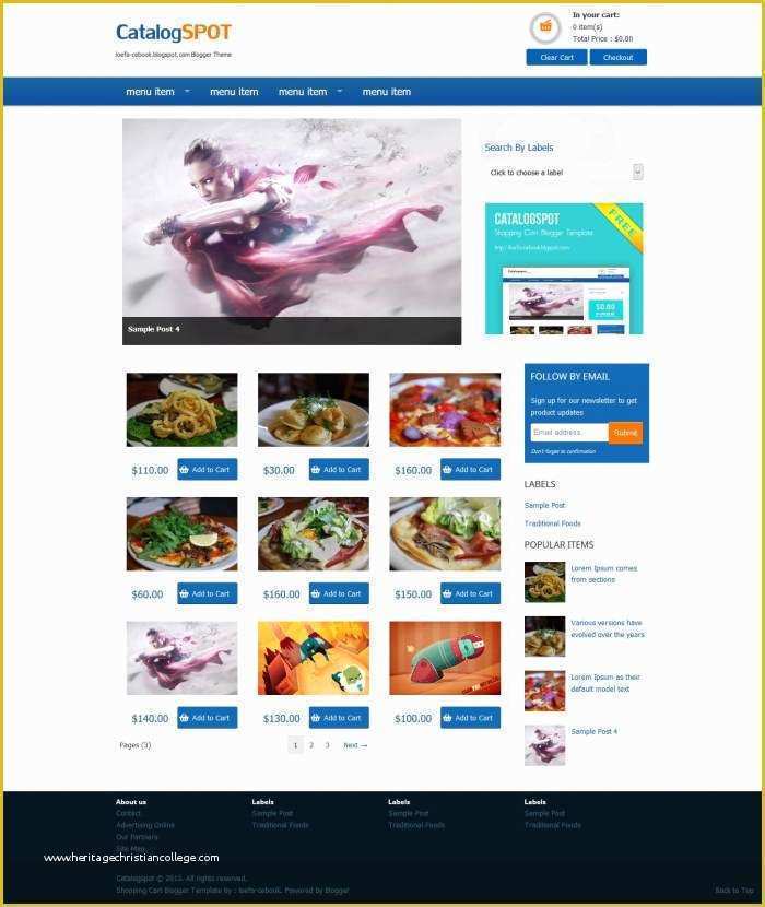 Online Store Template Free Download Of Online Store Blogger Template 32 Free Best E Merce