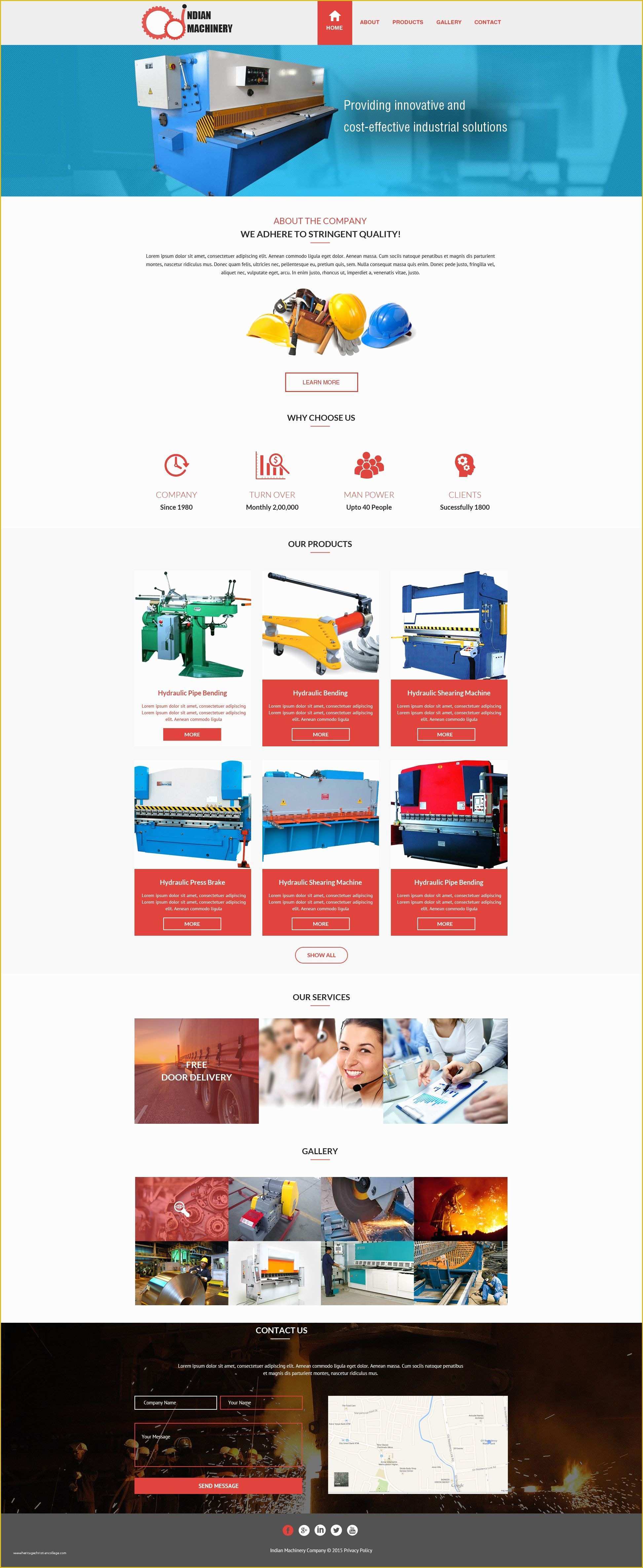 Online Website Builder Free Templates Of Sell365 S Machinery Industry Template E Of the Best