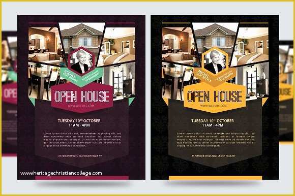 Open House Flyer Template Free Publisher Of Open House Promotion Flyer V1 Flyer Templates Creative