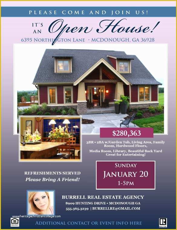 Open House Flyers Template Free Of 13 House for Sale Flyer Templates