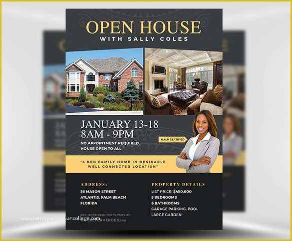 Open House Flyers Template Free Of 19 Open House Flyers