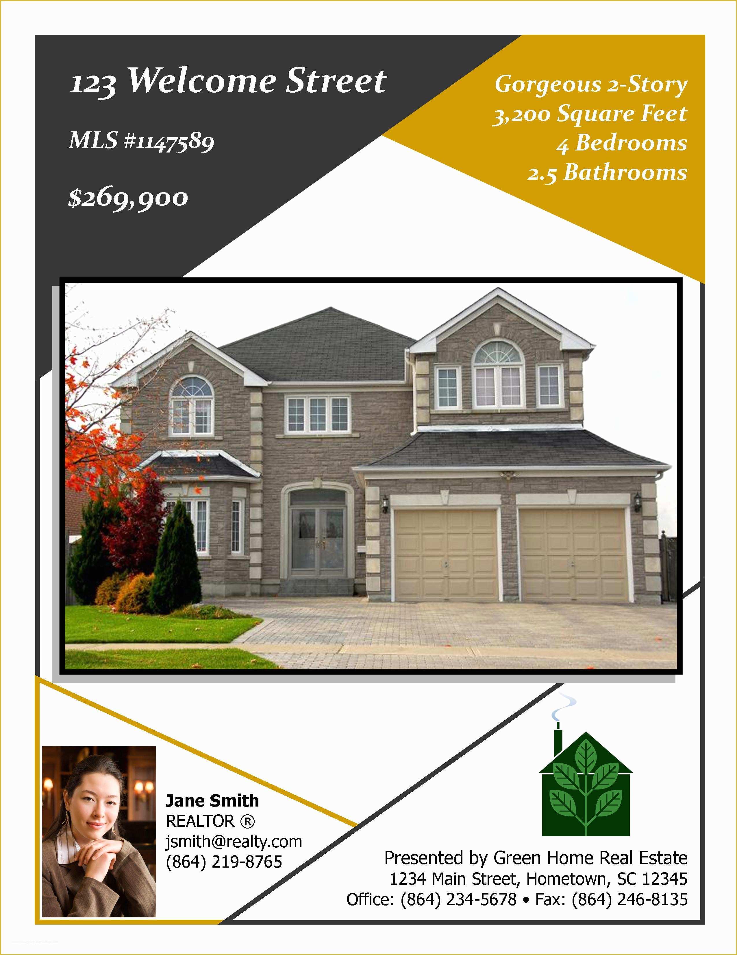 Open House Flyers Template Free Of Open House Designs