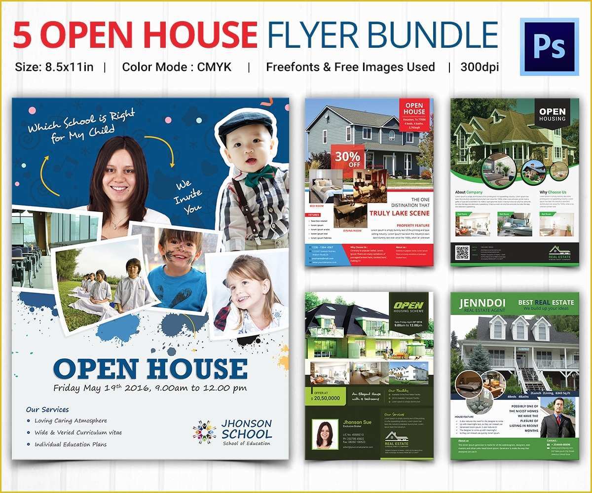 Open House Flyers Template Free Of Open House Flyer Template – 30 Free Psd format Download