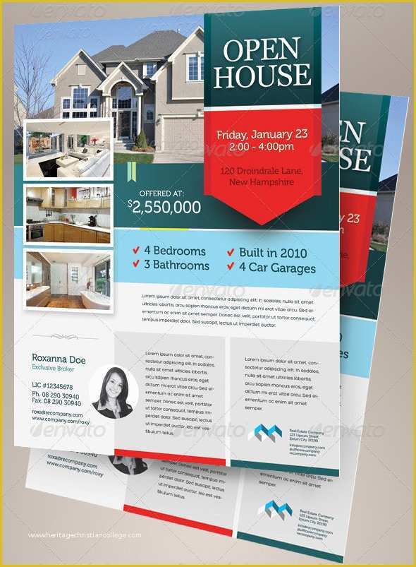 Open House Flyers Template Free Of Open House Flyer Templates – 39 Free Psd format Download