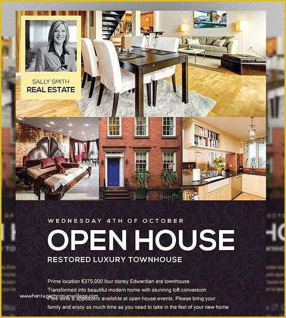 Open House Flyers Template Free Of Open House Flyer Templates Word Excel Samples