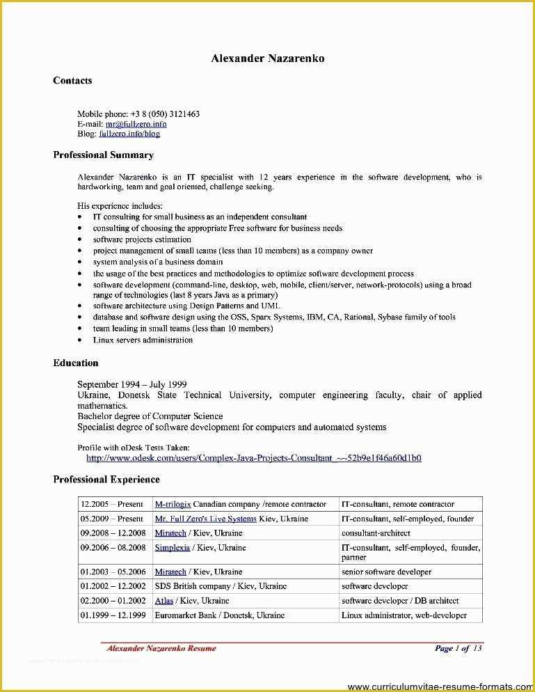 Open Office Resume Templates Free Of Open Fice Resume Template Free