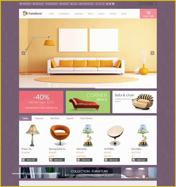 Opencart Templates Free Of 21 Furniture Opencart themes & Templates