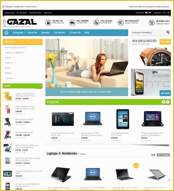 Opencart Templates Free Of 30 Responsive High Quality Opencart themes and Templates