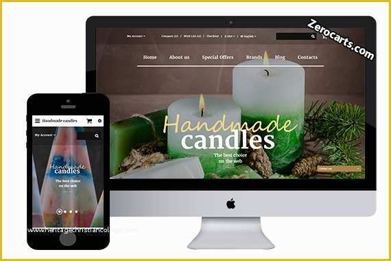 Opencart Templates Free Of Candles Free Opencart theme