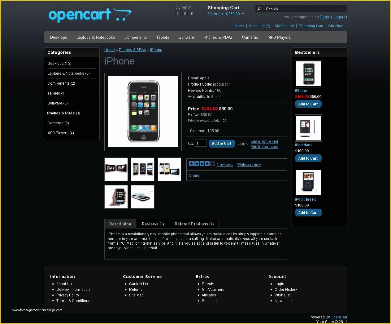 Opencart Templates Free Of Default Black Updated for Opencart 1 5 • Cryout Creations