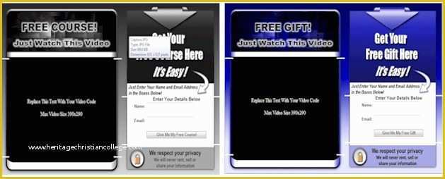 Opt In Page Templates Free Of 100 Squeeze Page Templates Landing Pages