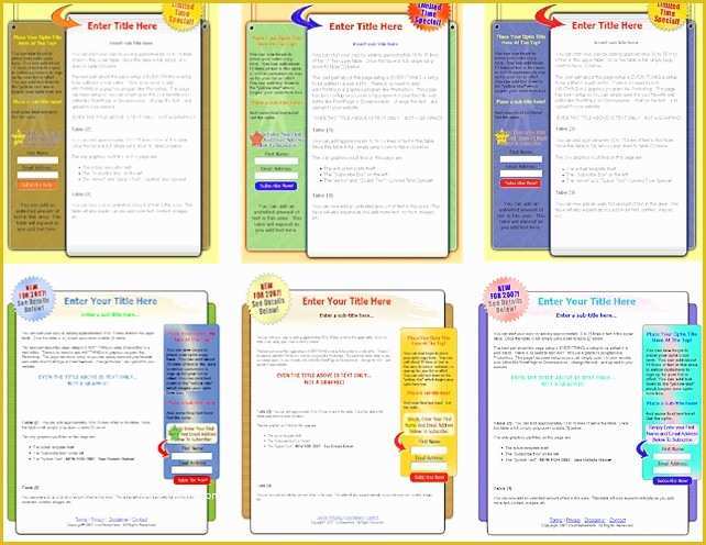 Opt In Page Templates Free Of 100 Squeeze Page Templates Landing Pages