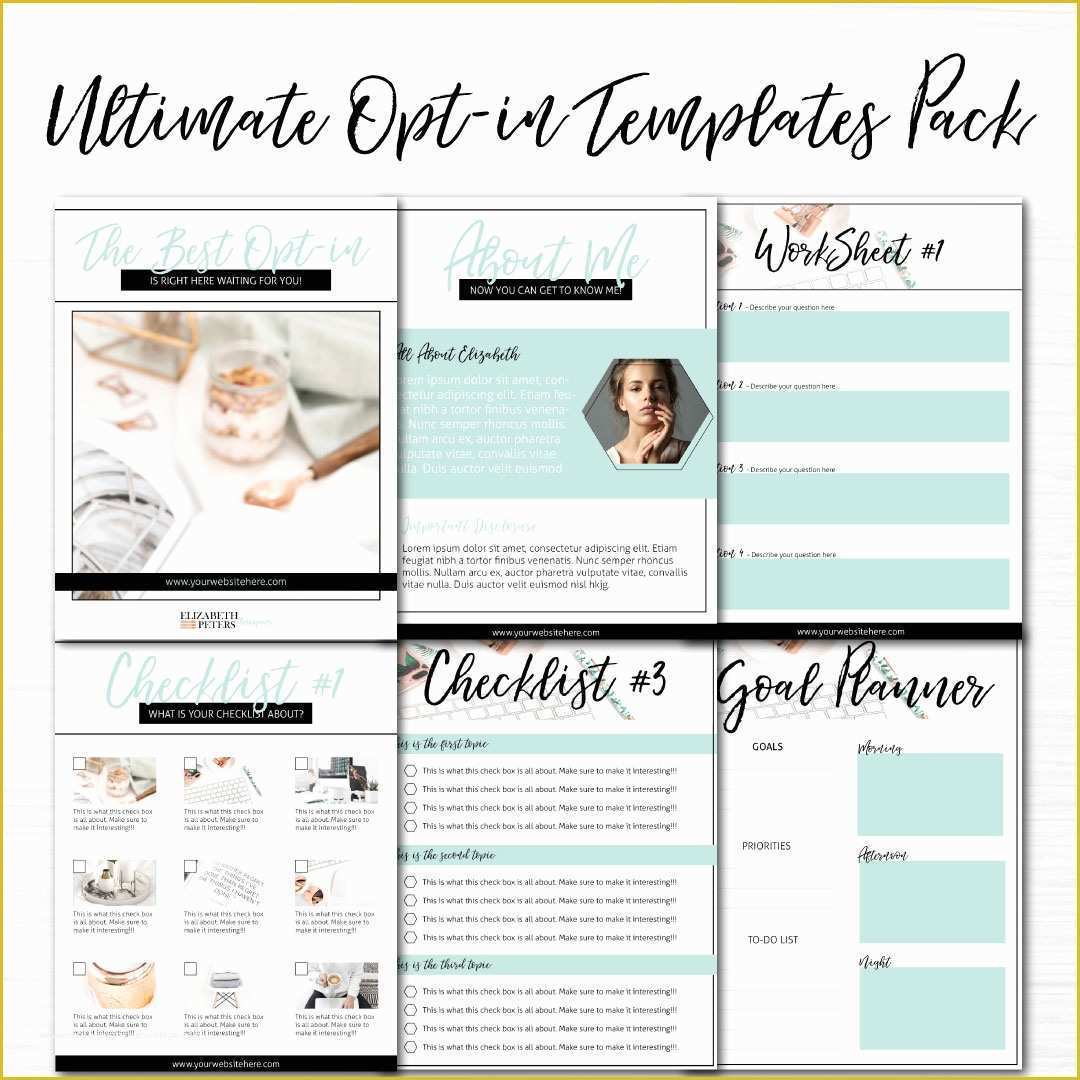 Opt In Page Templates Free Of Opt In Templates Pack Black Turquoise and Copper