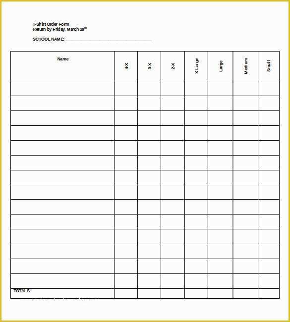 Order form Template Free Download Of 28 Blank order Templates – Free Sample Example format