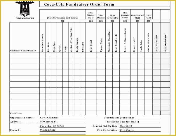 Order form Template Free Download Of 6 Fundraiser order form Templates Website Wordpress Blog