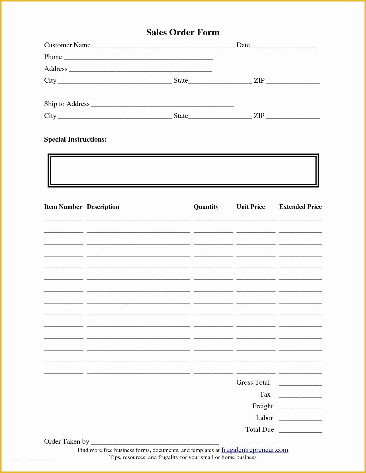 Order form Template Free Download Of 8 order form Template Freereference Letters Words