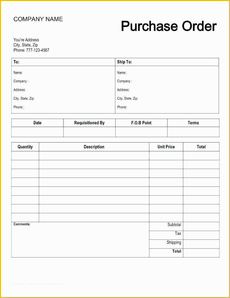 Order form Template Free Download Of order form Template Free