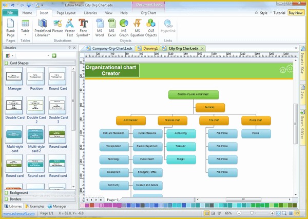 Org Chart Free Templates Excel Of Easy organizational Chart Creator