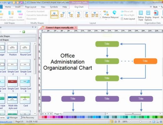 Org Chart Free Templates Excel Of Fice Administration organizational Chart