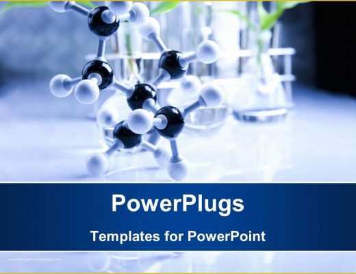 Organic Chemistry Powerpoint Templates Free Download Of Powerpoint Template A Long Black Nd White Molecule On A