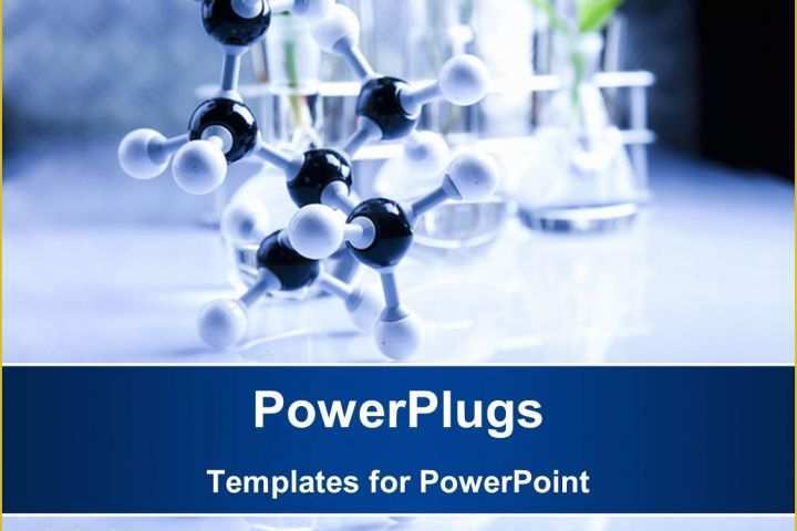 Organic Chemistry Powerpoint Templates Free Download Of Powerpoint Template A Long Black Nd White Molecule On A