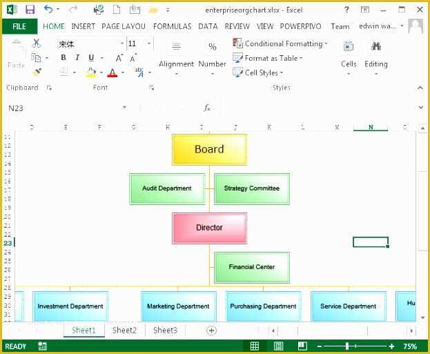 Organizational Chart Template Free Download Excel Of 6 Excel Templates organizational Chart Free Download