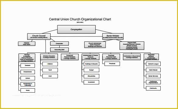 Organizational Chart Template Free Download Of organizational Chart Template – 9 Free Sample Example