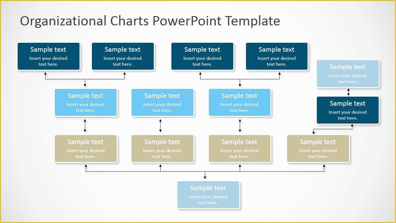 Organizational Flow Chart Template Free Of organizational Charts Powerpoint Template Slidemodel