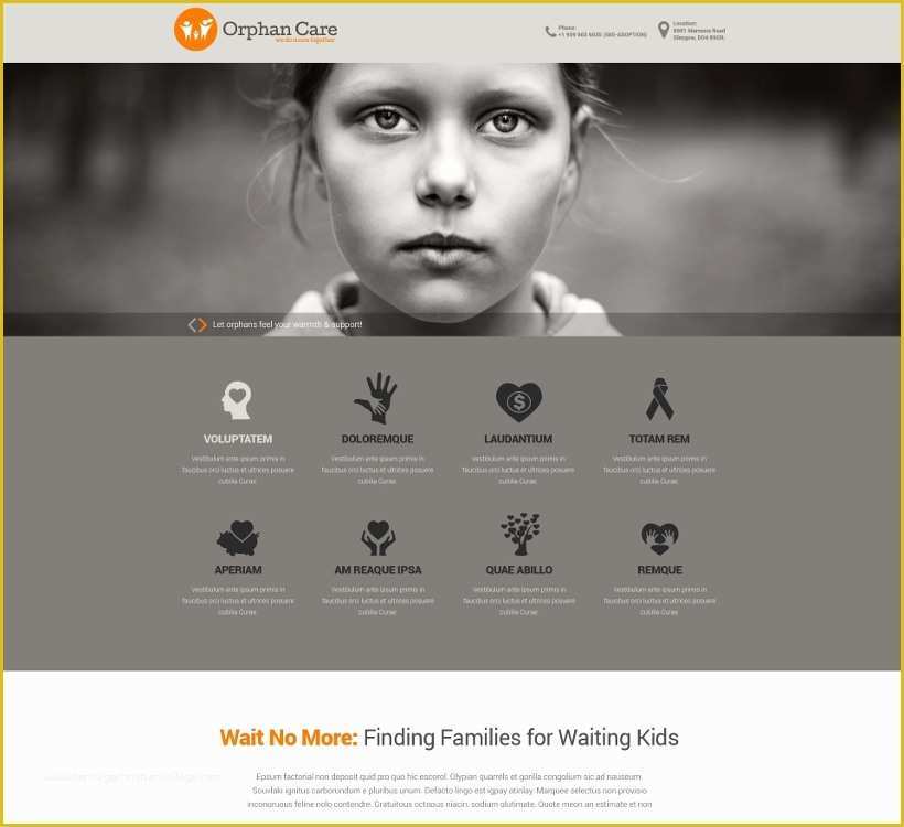 Orphanage Website Templates Free Download Of 17 Best Non Profit Website themes &amp; Templates