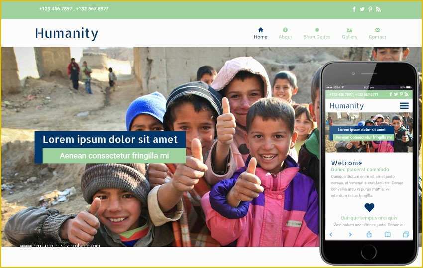 Orphanage Website Templates Free Download Of Humanity A Charity Category Flat Bootstrap Responsive Web