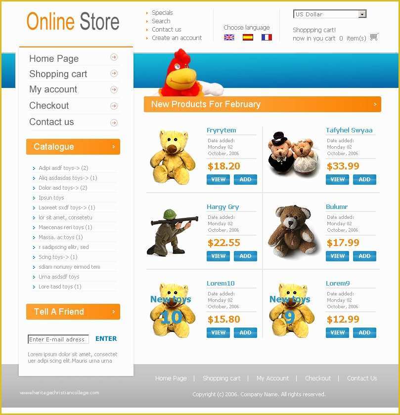 Oscommerce Templates Free Of Built In Os Merce Templates Hostricity