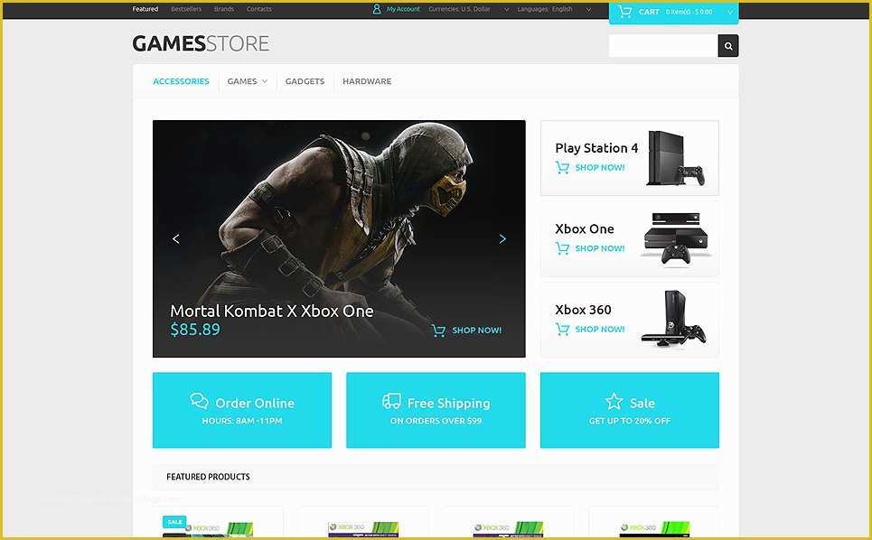 Oscommerce Templates Free Of Games Os Merce Template