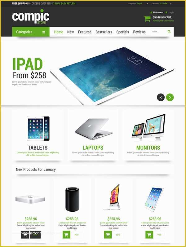 Oscommerce Templates Free Of Puter Store Os Merce Templates & themes