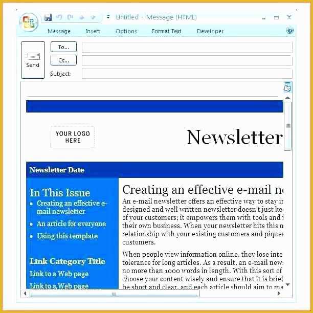 Outlook Email Templates Free Of Email Signature Template Outlook format Professional