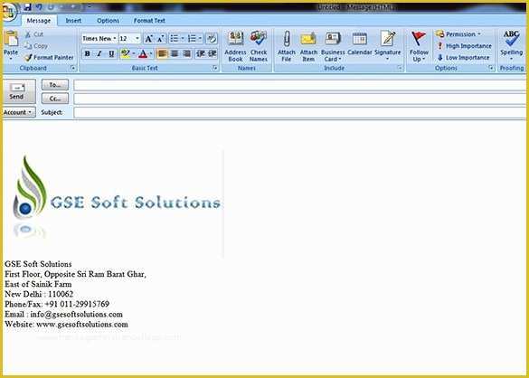 Microsoft Outlook Email Signature Image Size