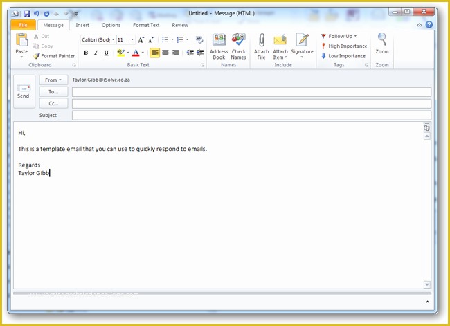 Outlook form Templates Download Free Of Outlook Email Template Beepmunk