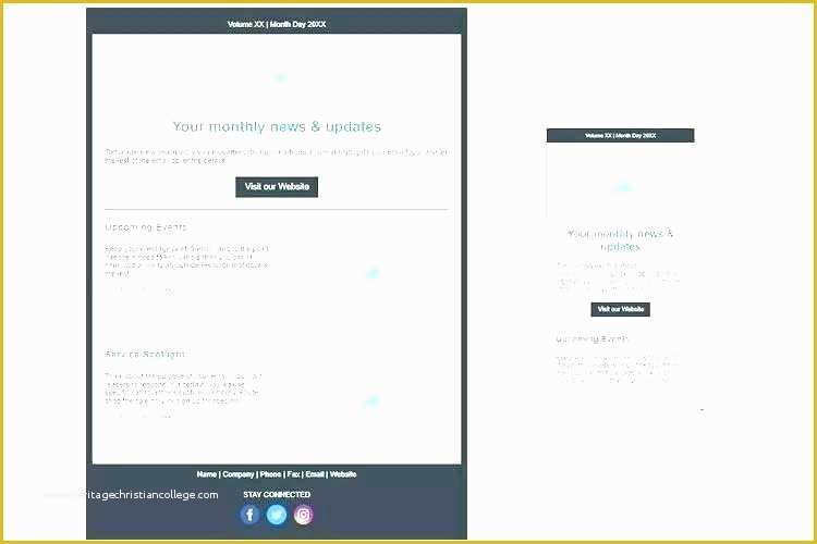 Outlook Newsletter Template Free Of Outlook Email Templates Free New Newsletter Inspirational