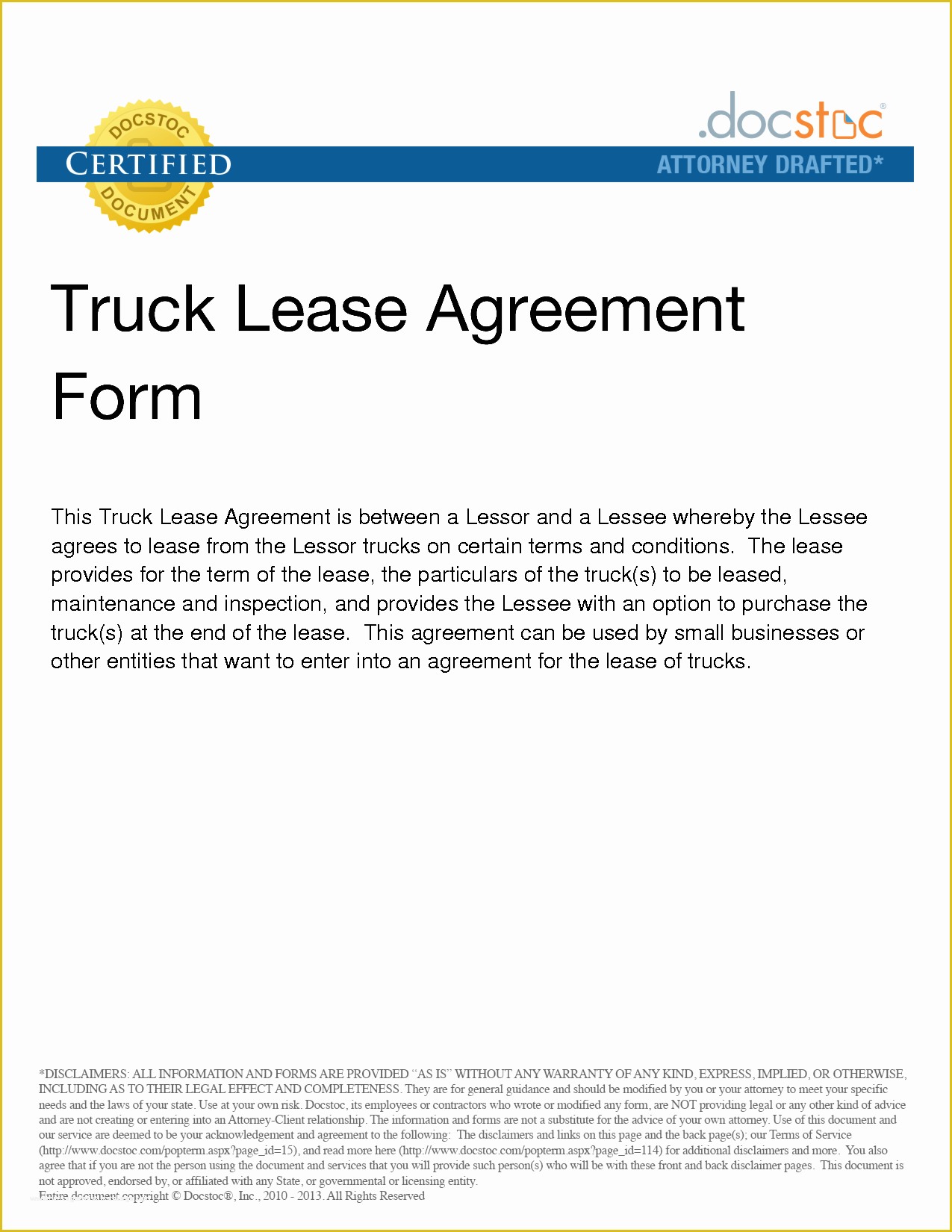Owner Operator Lease Agreement Template Free Of Truck Driver Lease Agreement