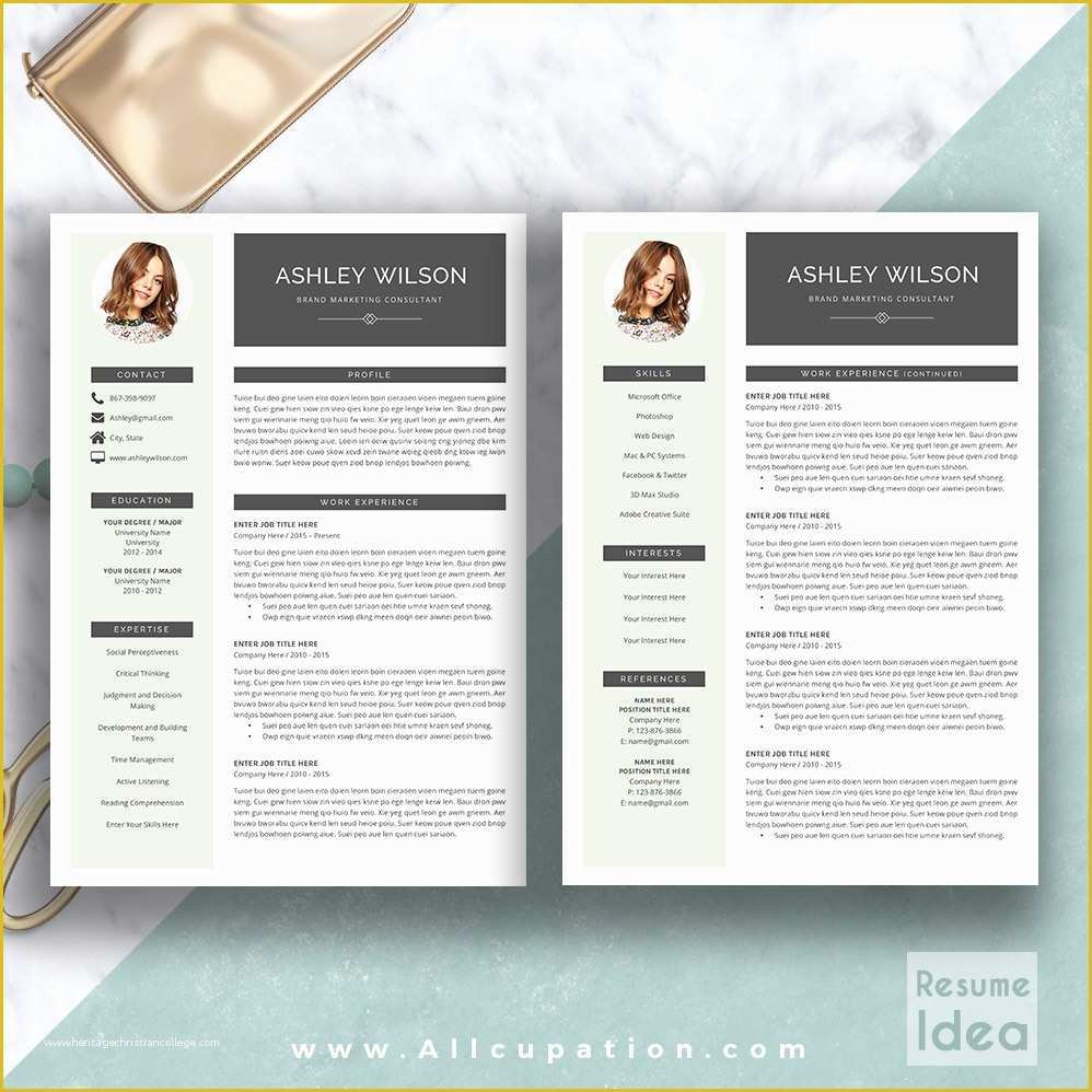 Pages Cv Template Free Of Curriculum Vitae 2 Pages Modelo De Curriculum Vitae