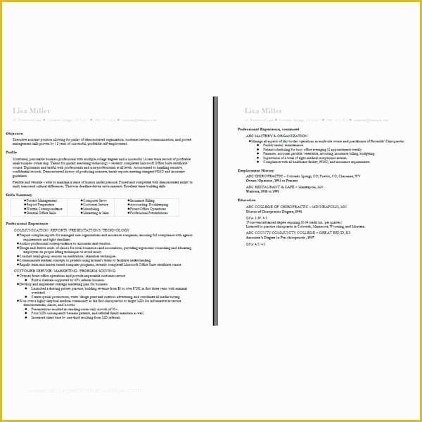 Pages Resume Templates 2017 Free Of 2 Page Resume Template Best Resume Collection