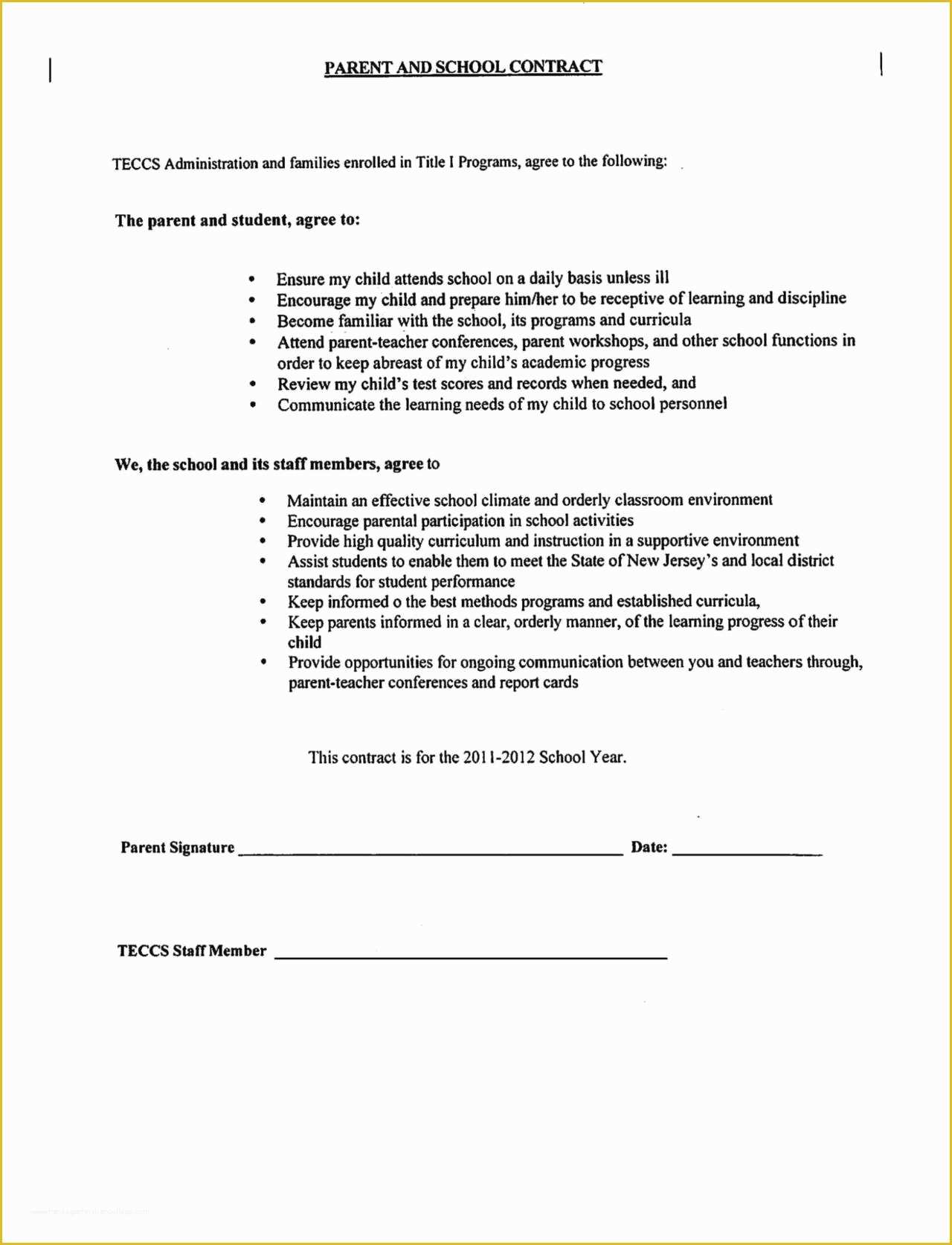 Parent Child Contract Templates Free Download Of Parent Child Contract Templates Sampletemplatess